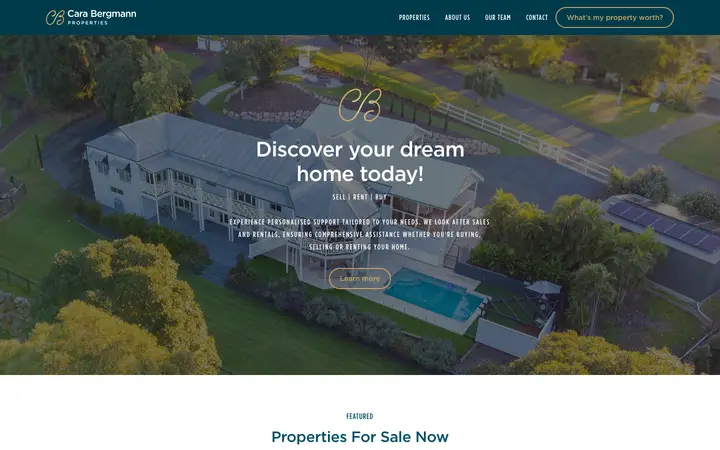 carabergmannproperties.au homepage