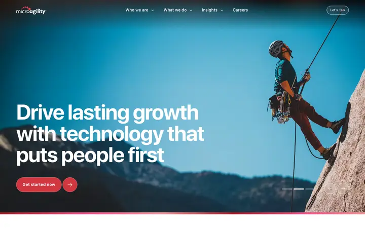 microagility.com homepage