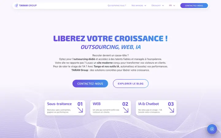 taramgroup.com homepage