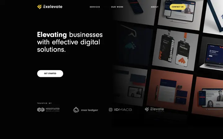 exelevate.co homepage