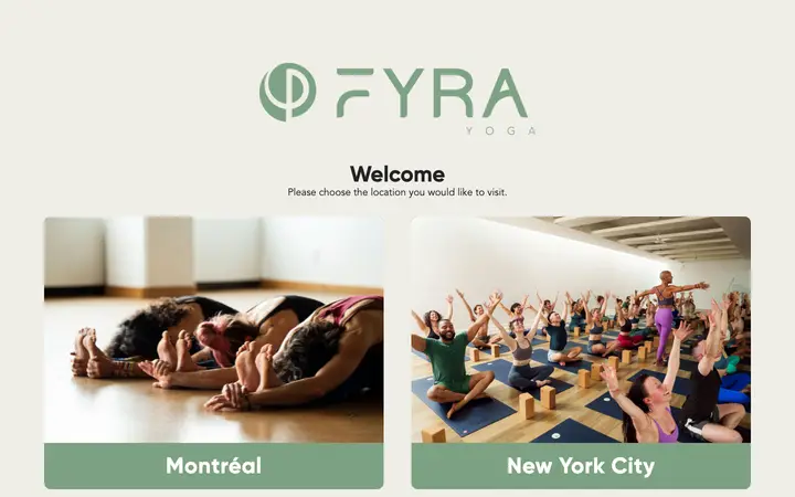 fyrayoga.com homepage
