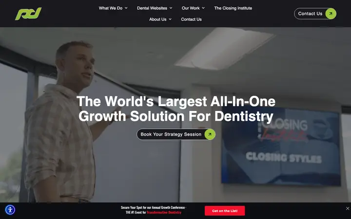 progressivedentalmarketing.com homepage