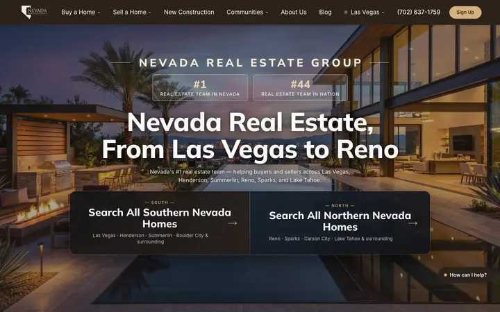 nevadarealestategroup.com homepage