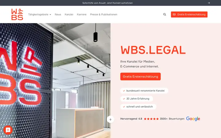 wbs.legal homepage