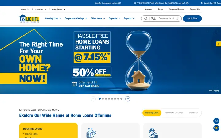 lichousing.com homepage