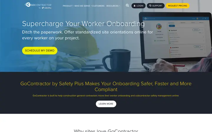 gocontractor.com homepage